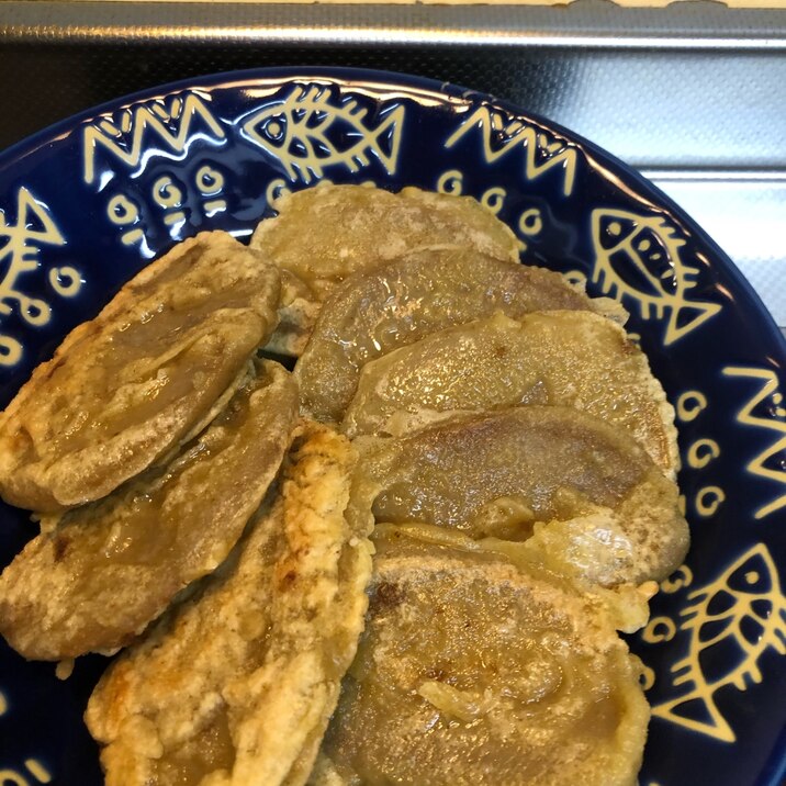 静岡名物♪黒はんぺんの焼き揚げ♪カレー風味^_^